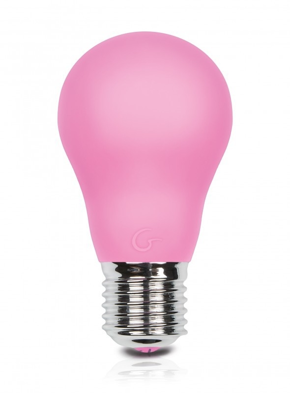 Вибратор в виде лампочки "G-Bulb" розовый 