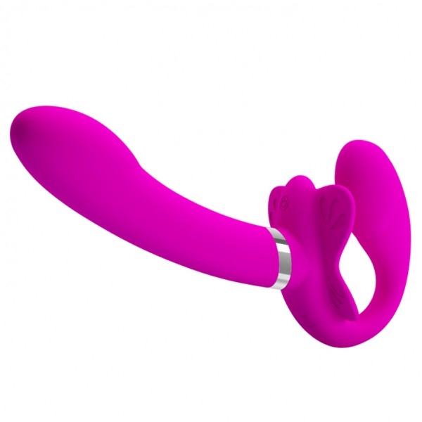 Безремневой страпон с вибрацией "Pretty Love Valerie" супер мощный 