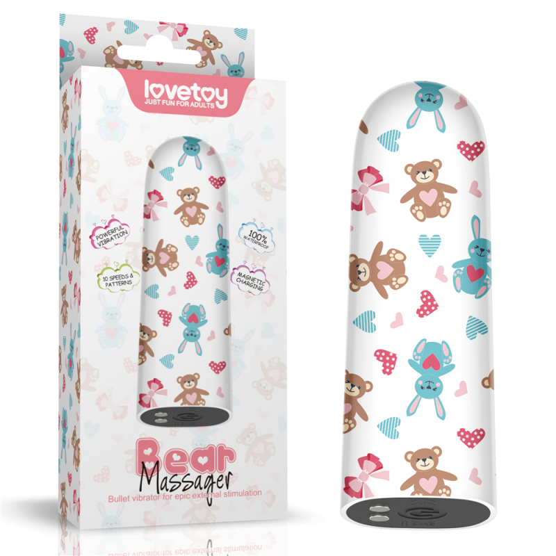 Вибропуля супер мощная "Lovetoy Bear" веселые игрушки 