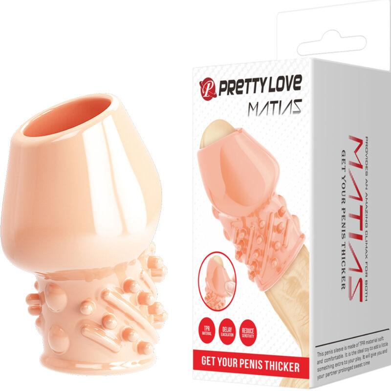 Насадка на головку "Pretty Love Matias" открытая, реалистичная 