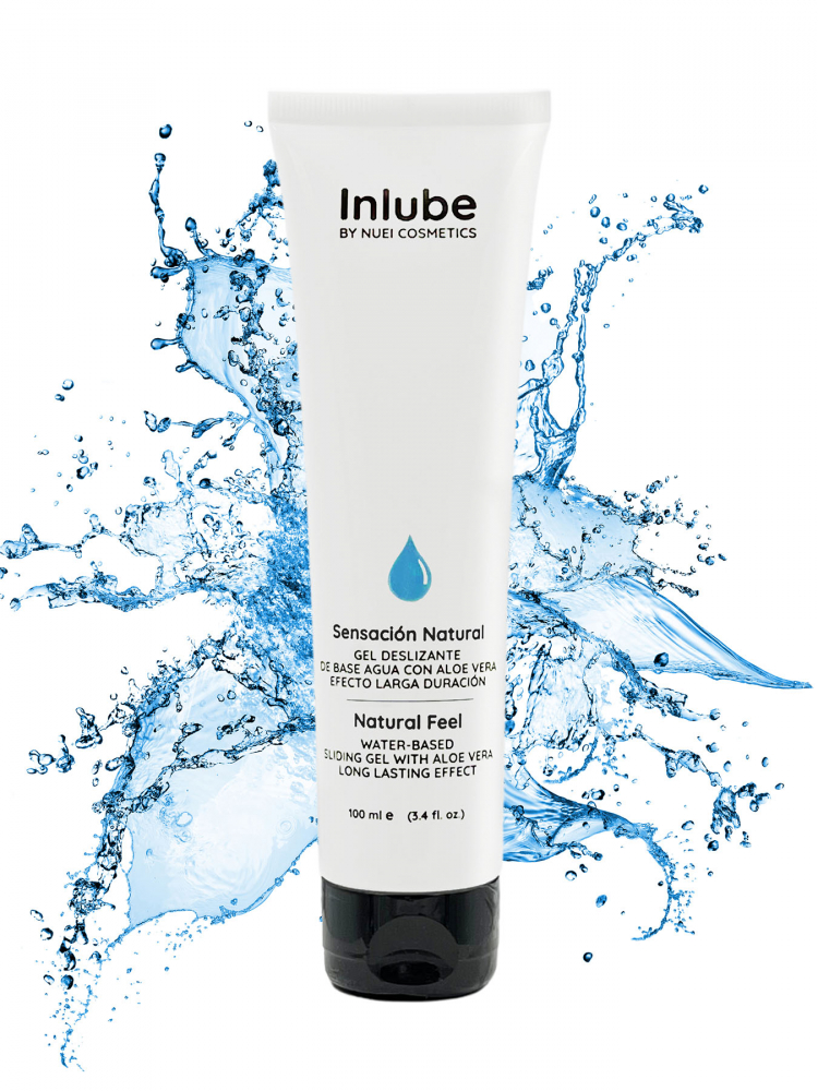 Гель на водной основе с алоэ вера "Nuei Inlube Natural" без вкуса и запаха, 100ml 